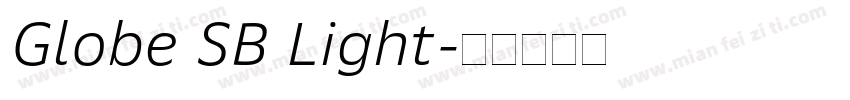 Globe SB Light字体转换